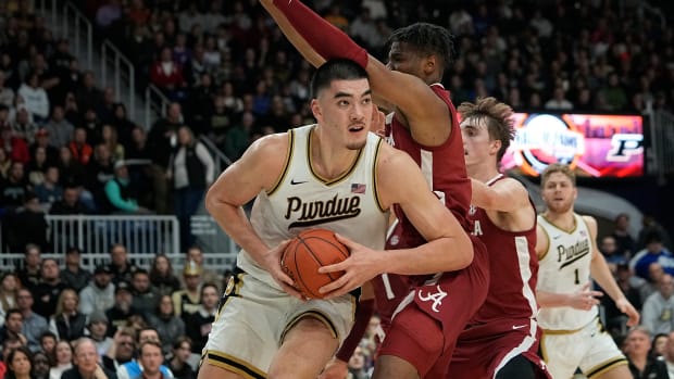 Purdue Boilermakers center Zach Edey.